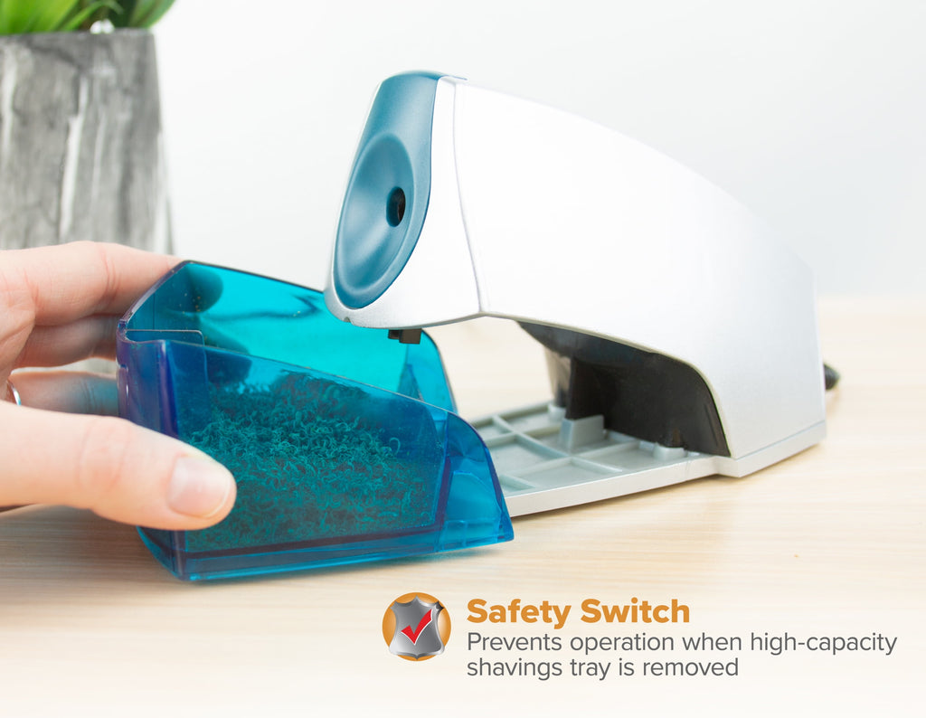 Bostitch Personal Electric Pencil Sharpener, HHC Cutter Tech, Stall-Free Motor, High-Capacity Tray