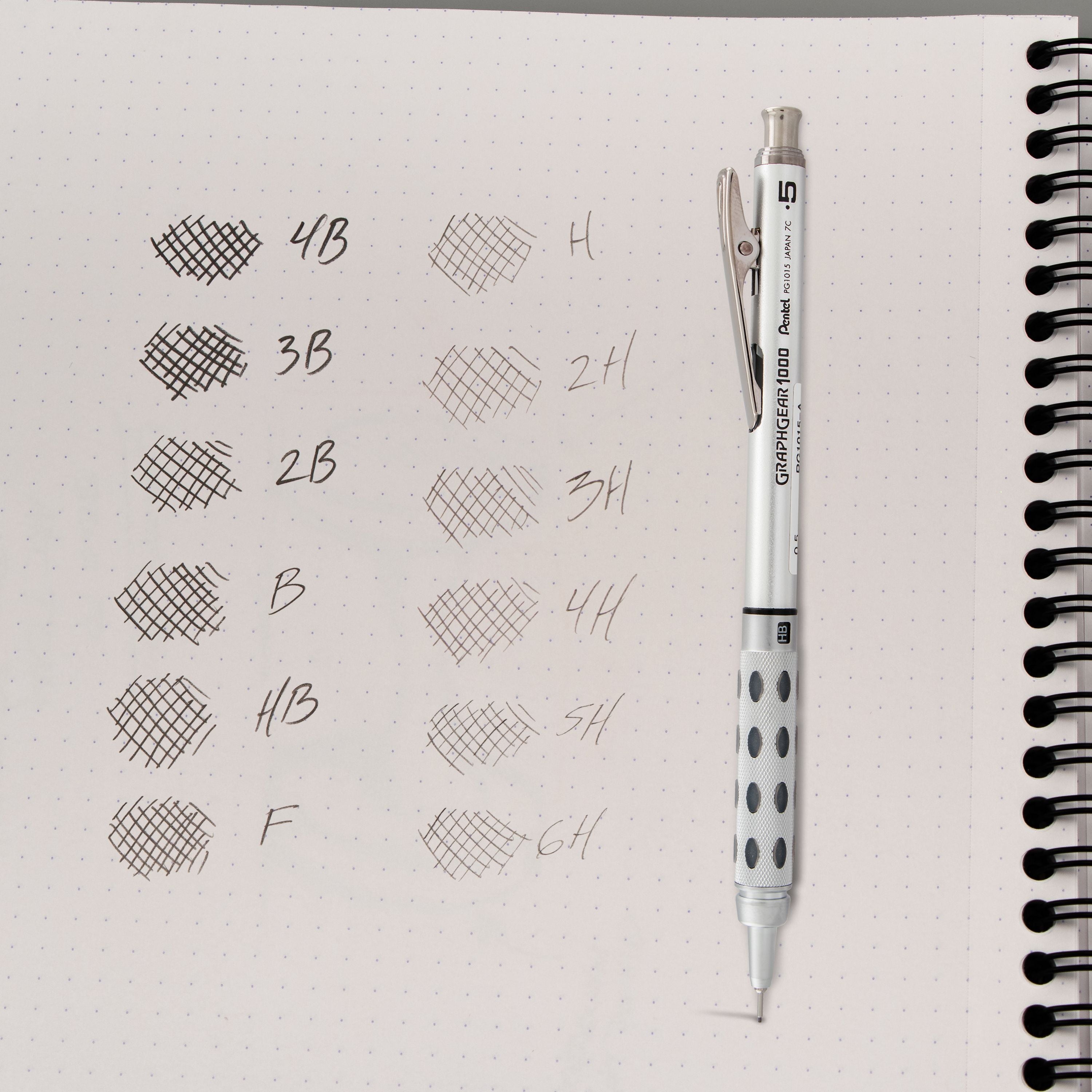 Pentel Super Hi-Polymer Mechanical Pencil Refill Lead, 0.5mm, Fine, HB, 30 Pieces of Lead