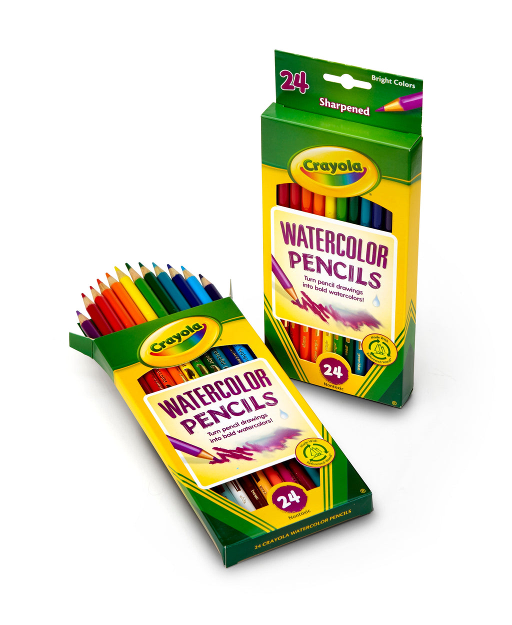 Crayola Watercolor Pencil Set, 24-Colors