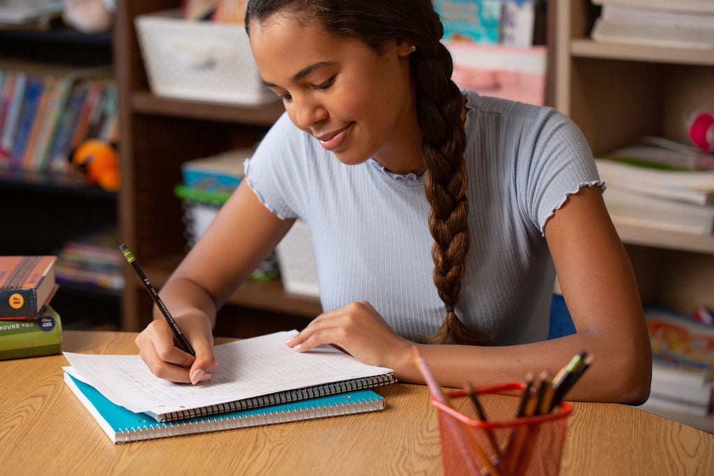 Dixon Ticonderoga Woodcase Pencil, Black, 10-Count, 0.20 Pencil Lead Size