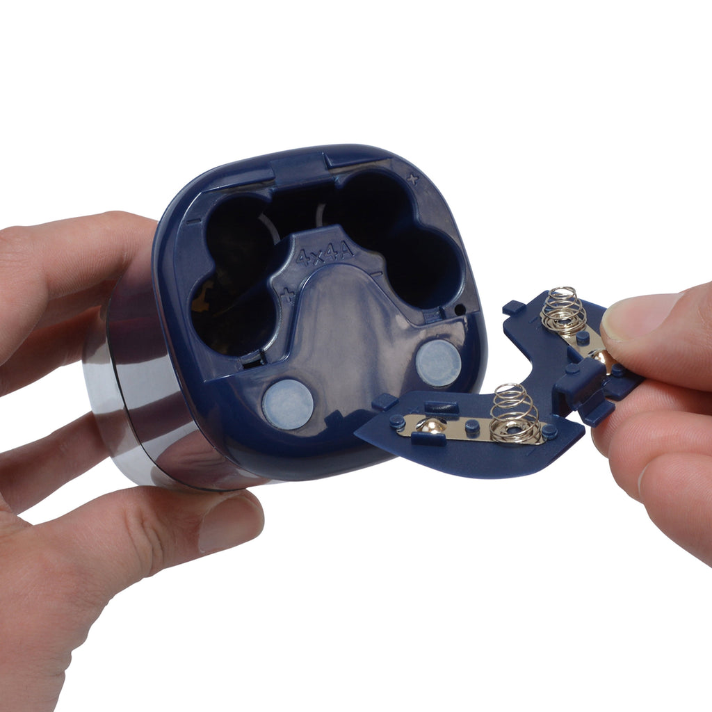 Westcott Aura Battery Pencil Sharpener, Titanium, Anti-Microbial, Office, Blue, 1-Count, New.