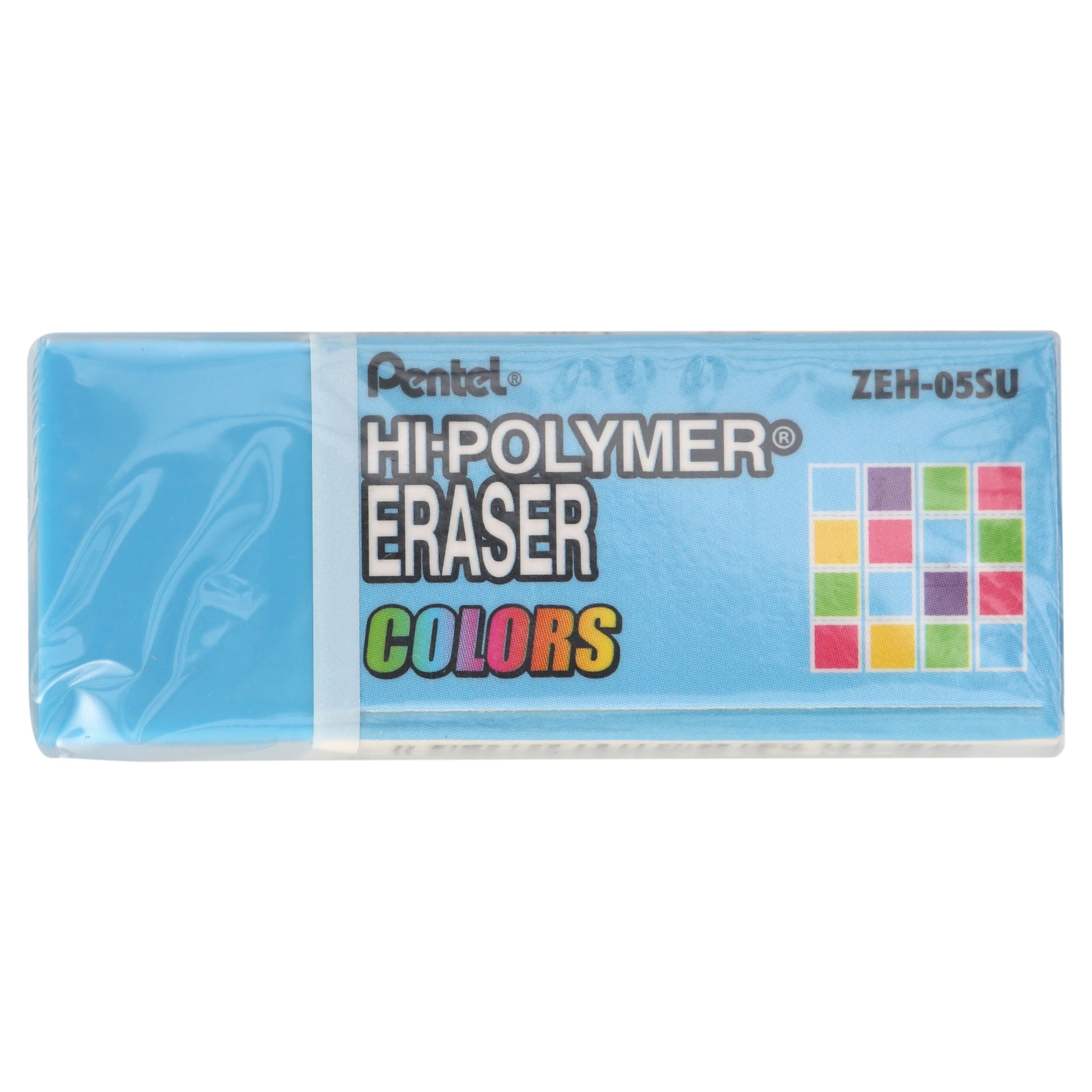 Pentel Color Shades 5-Piece Writing pack – Sky Blue Pens, Mechanical Pencil & Erasers for School or Office