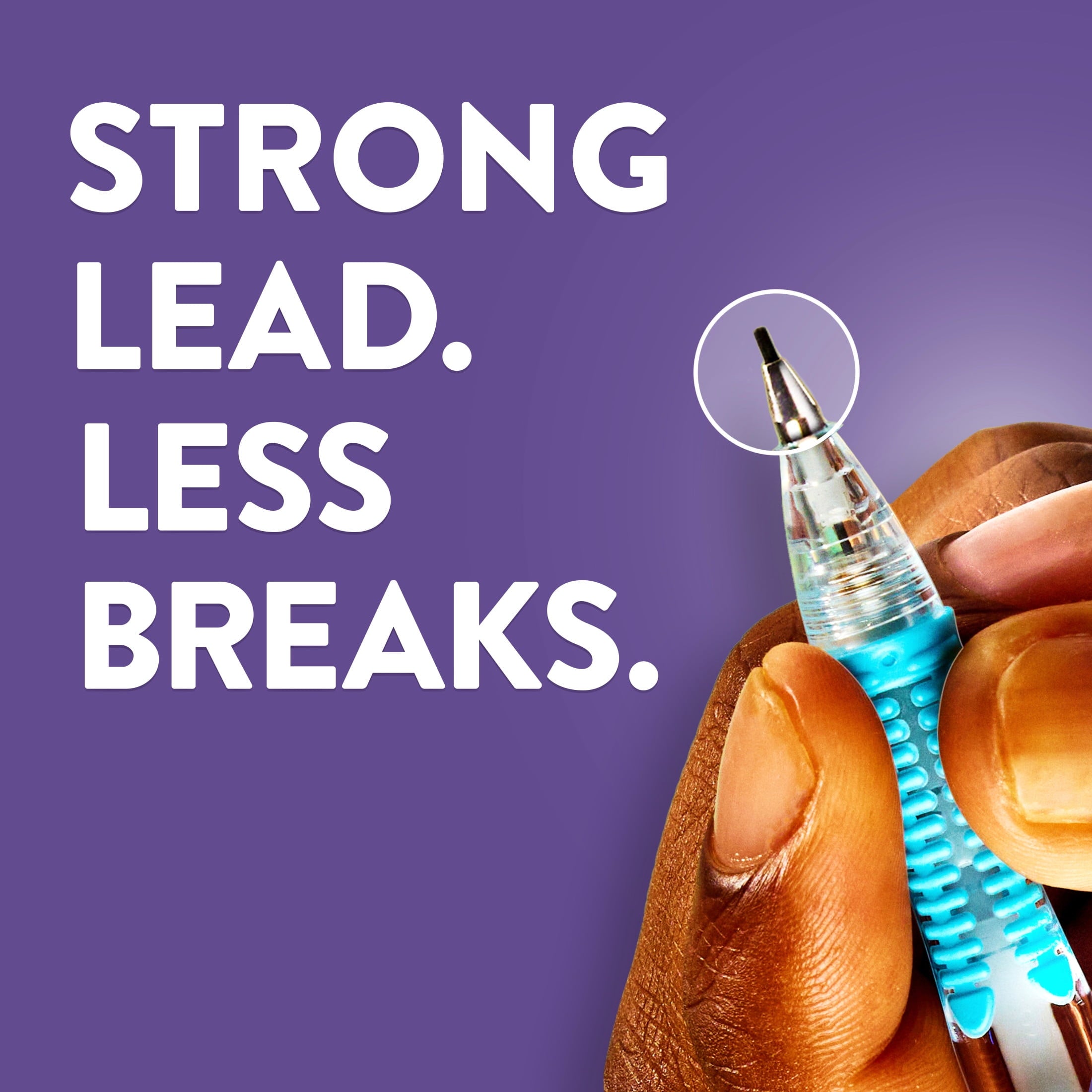 Paper Mate Clearpoint Color Lead Mechanical Pencils, 0.7mm, Assorted Colors, 6 Count