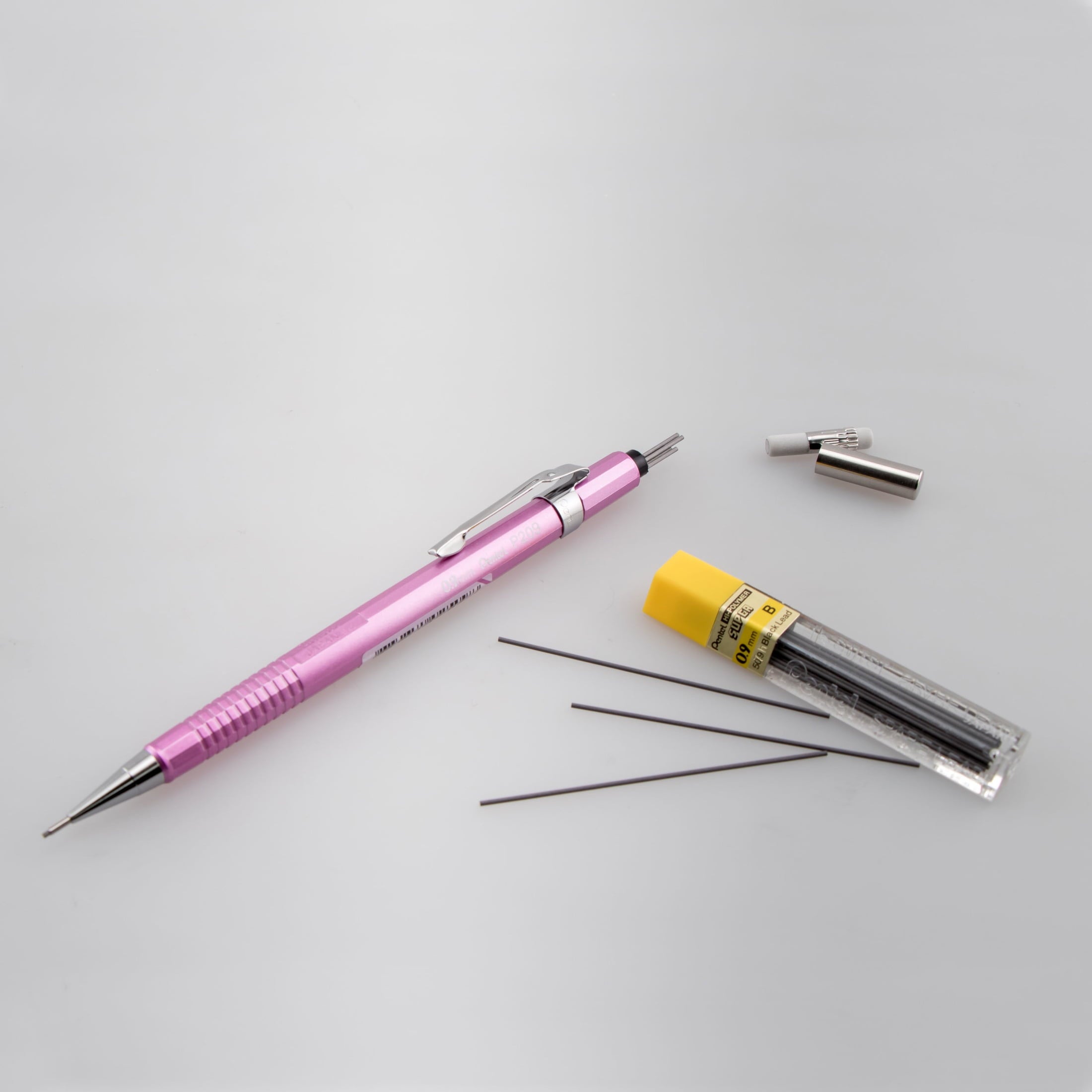 Pentel Sharp Mechanical Pencil, .9mm, Metallic Dark Pink