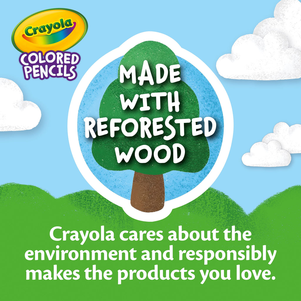 Crayola Colored Pencil Set, 50 Ct, School Supplies, Adult Coloring Pencils, Gift