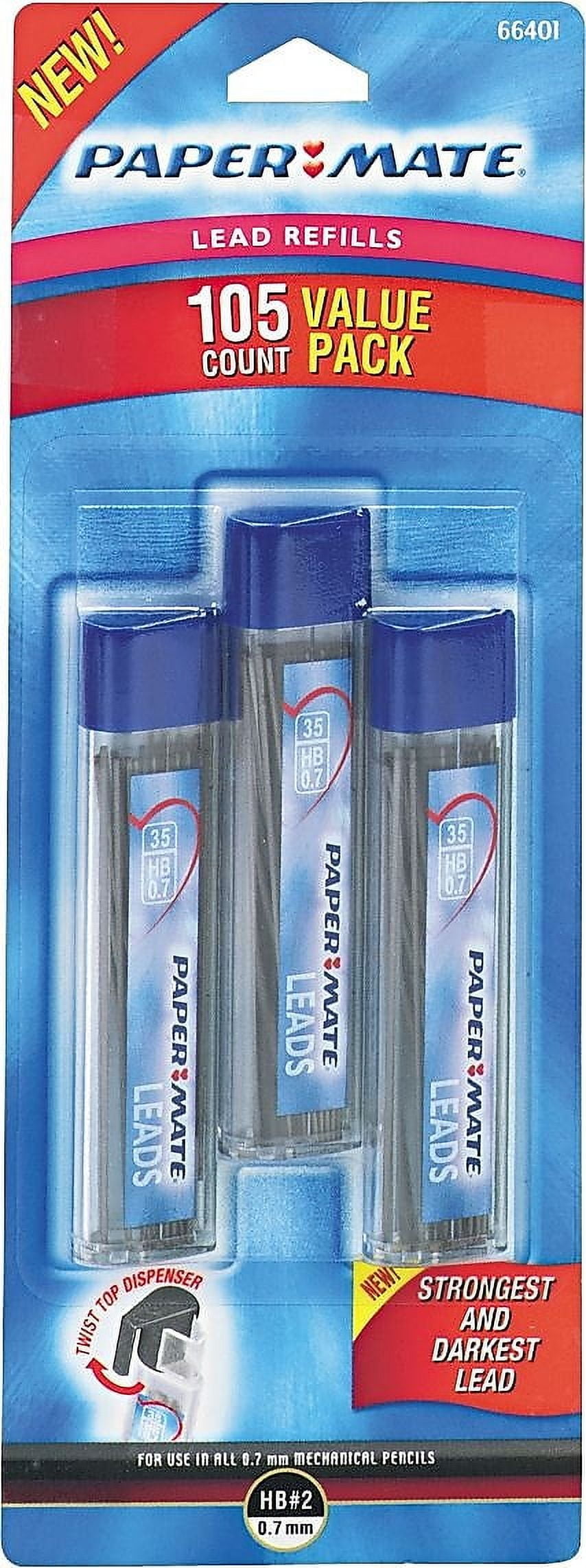 Paper Mate, PAP66401PP, 0.7mm Mechanical Pencil Refills, 105 / Pack