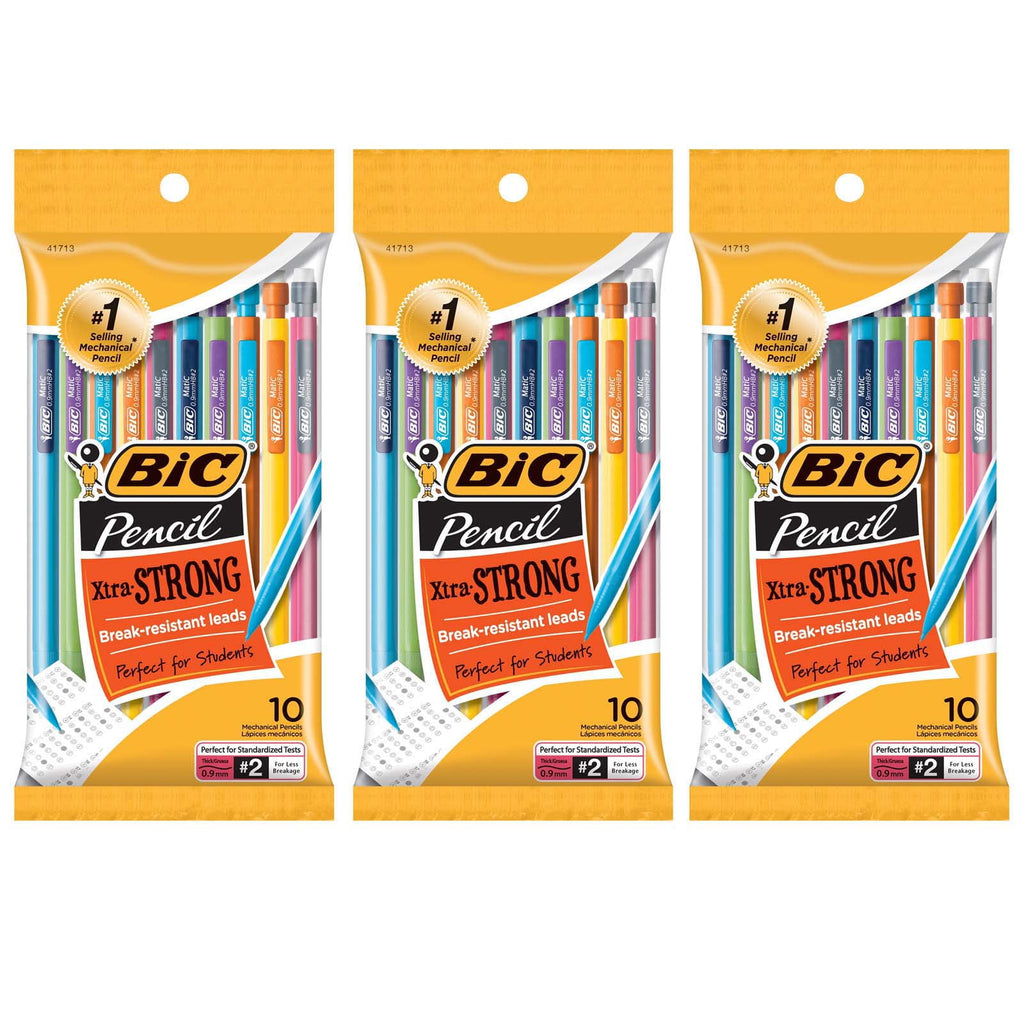 BIC Mechanical Pencils, 0.9mm, 10 Per Pack, 3 Packs