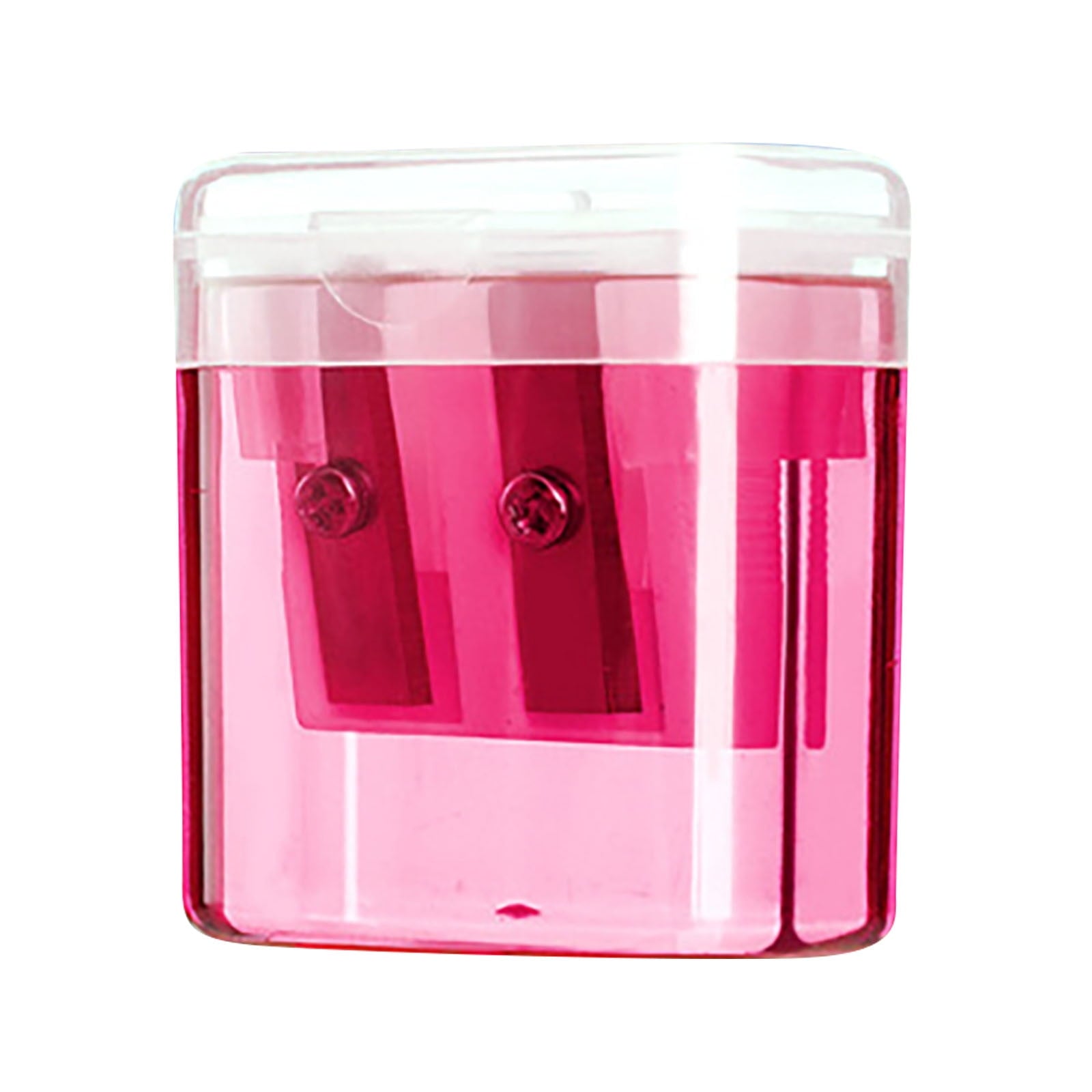 Blukids Pencil Pouch for 3 Ring Binder, Pencil Pouch with Double Pocket, Double Zipper Pencil Pouches,Pencil Bag with Mesh Window Pencil Pouches,Binder Pencil Pouch for Office Products Pen Bag(Red)