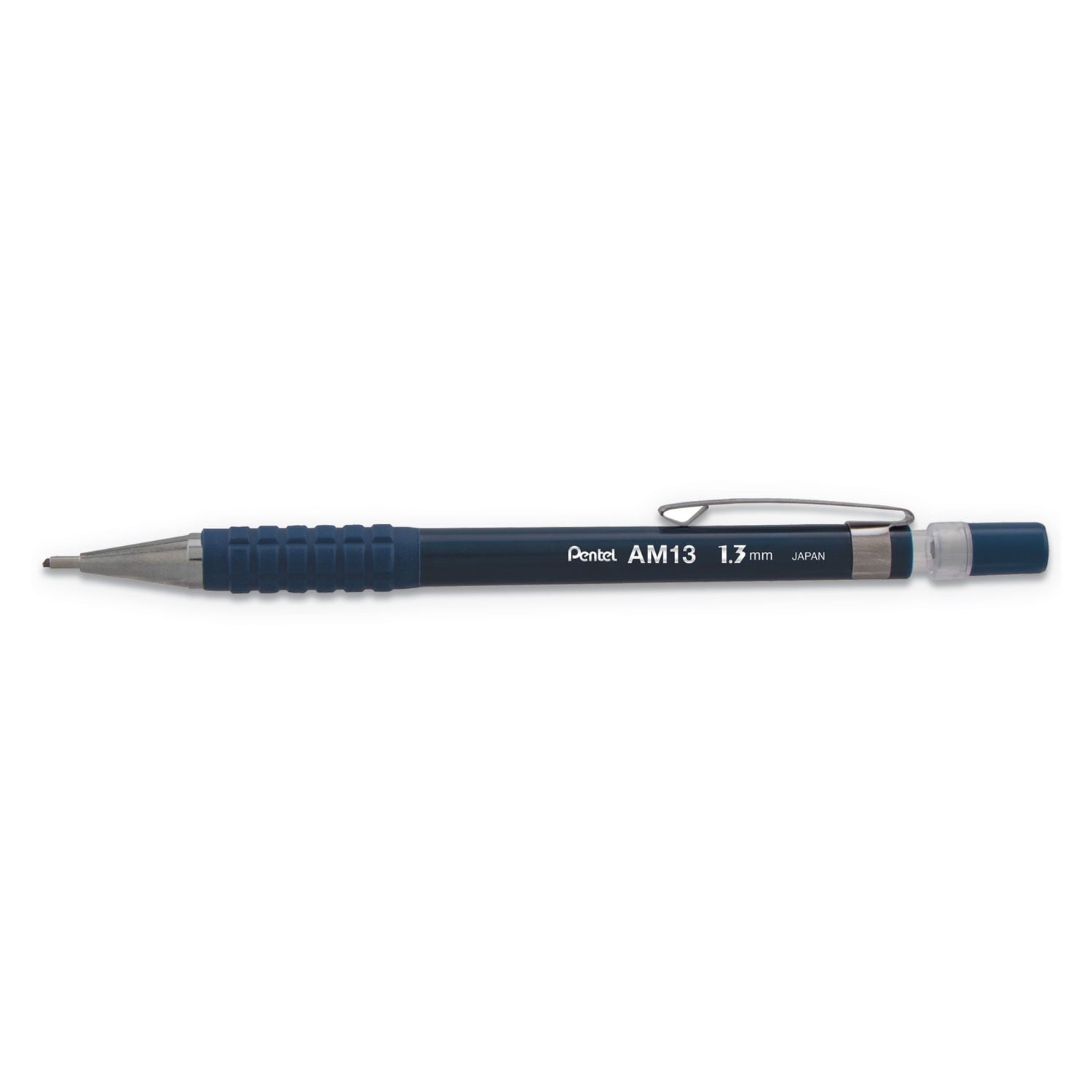 Pentel® Sharp Mechanical Pencil, 1.3 mm, HB (#2), Black Lead, Blue Barrel AM13C