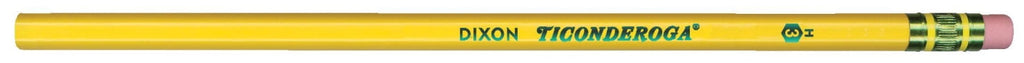 Ticonderoga Original Lead-Free Latex-Free Non-Toxic Graphite Pencil, No 3 Medium Hard Tip, Yellow, Pack of 12