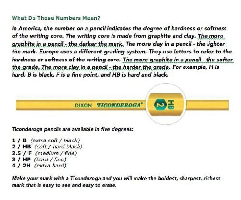 Ticonderoga My First Pencil, #2HB, 4 Ct