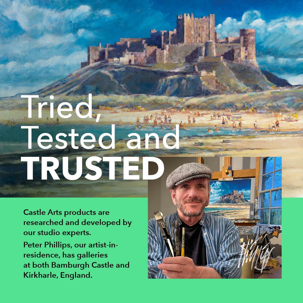 Castle Art Supplies 120 Watercolor Pencils Tin Set for Adult Artists and Professionals