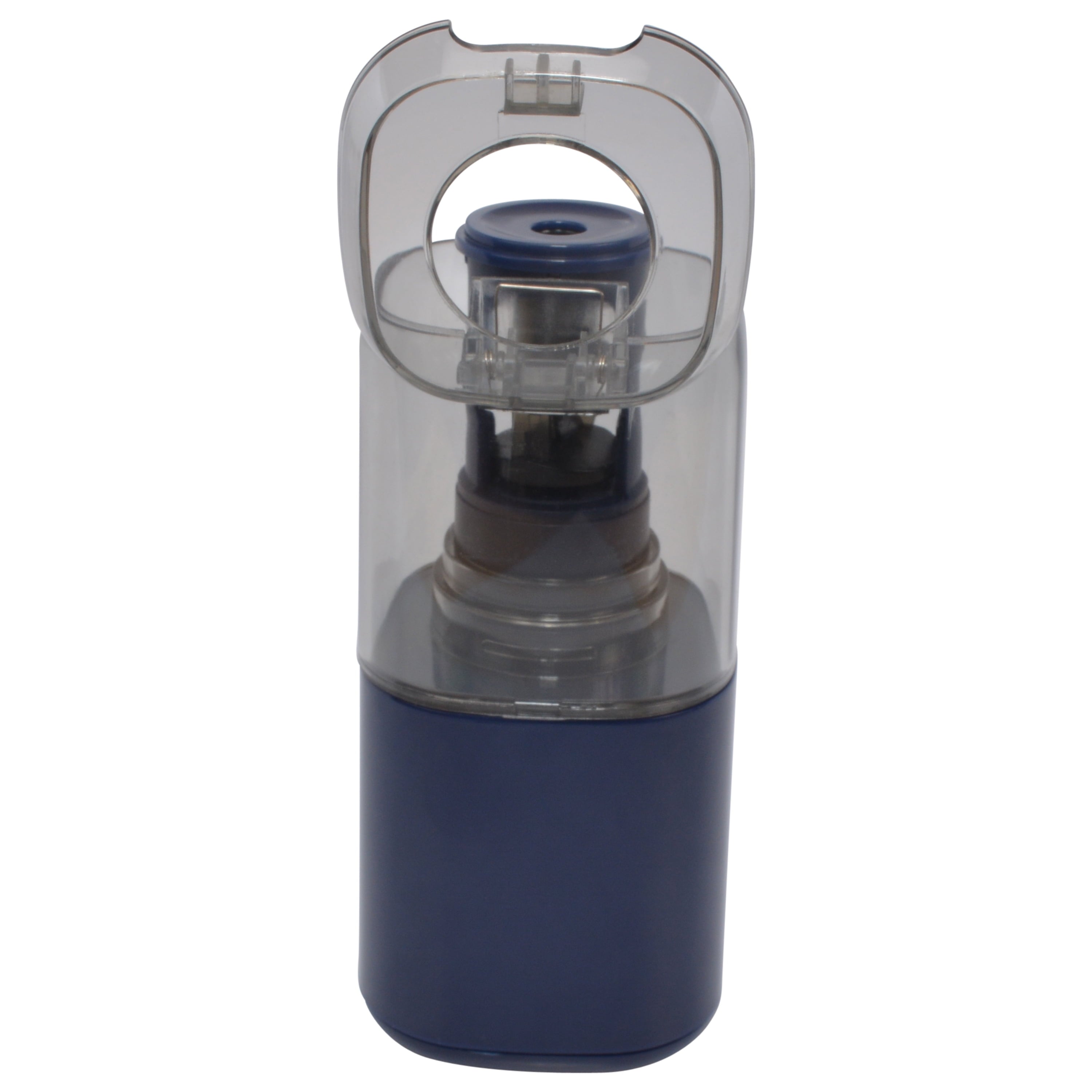 Westcott Aura Battery Pencil Sharpener, Titanium, Anti-Microbial, Office, Blue, 1-Count, New.