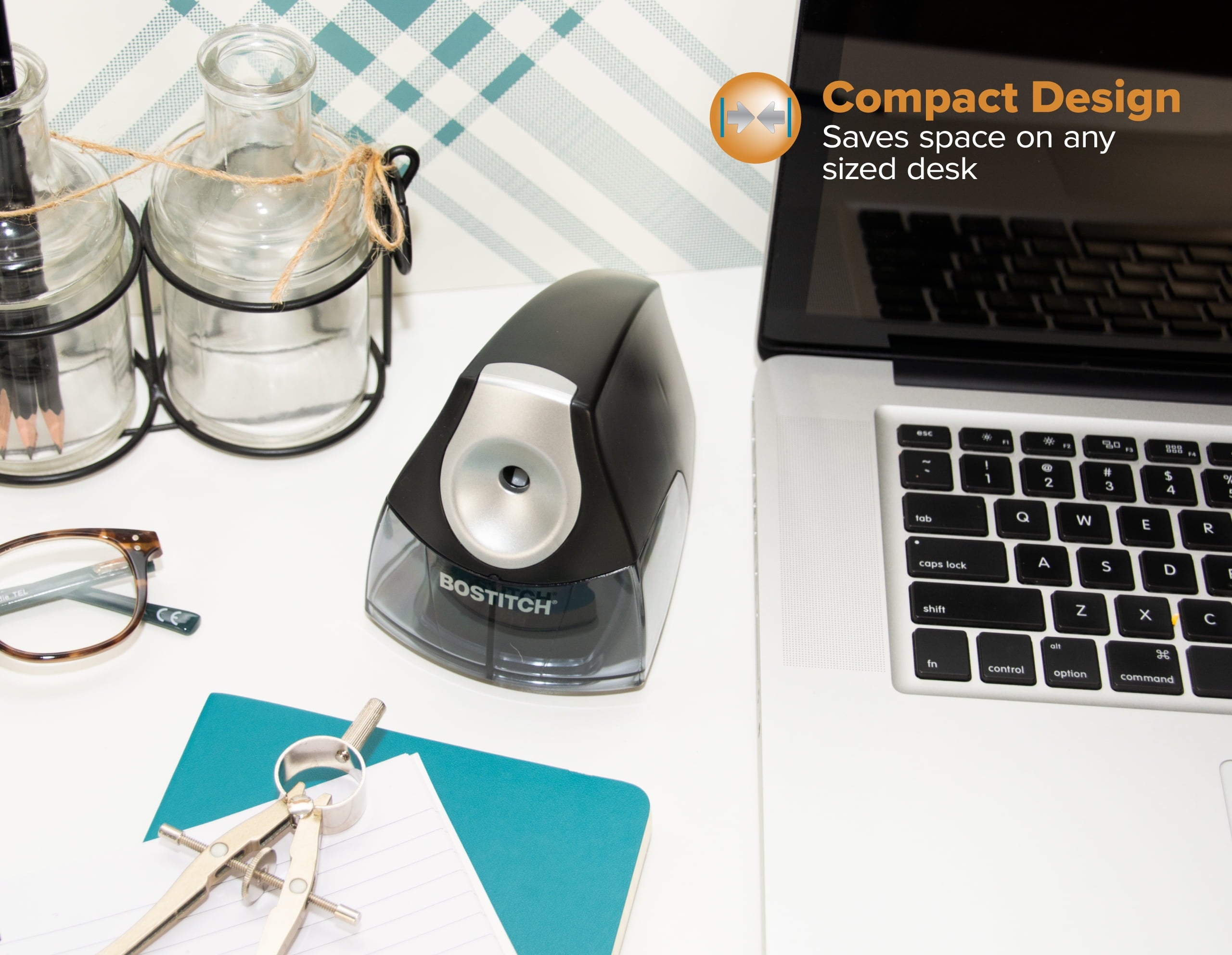 Bostitch Personal Electric Pencil Sharpener, Black