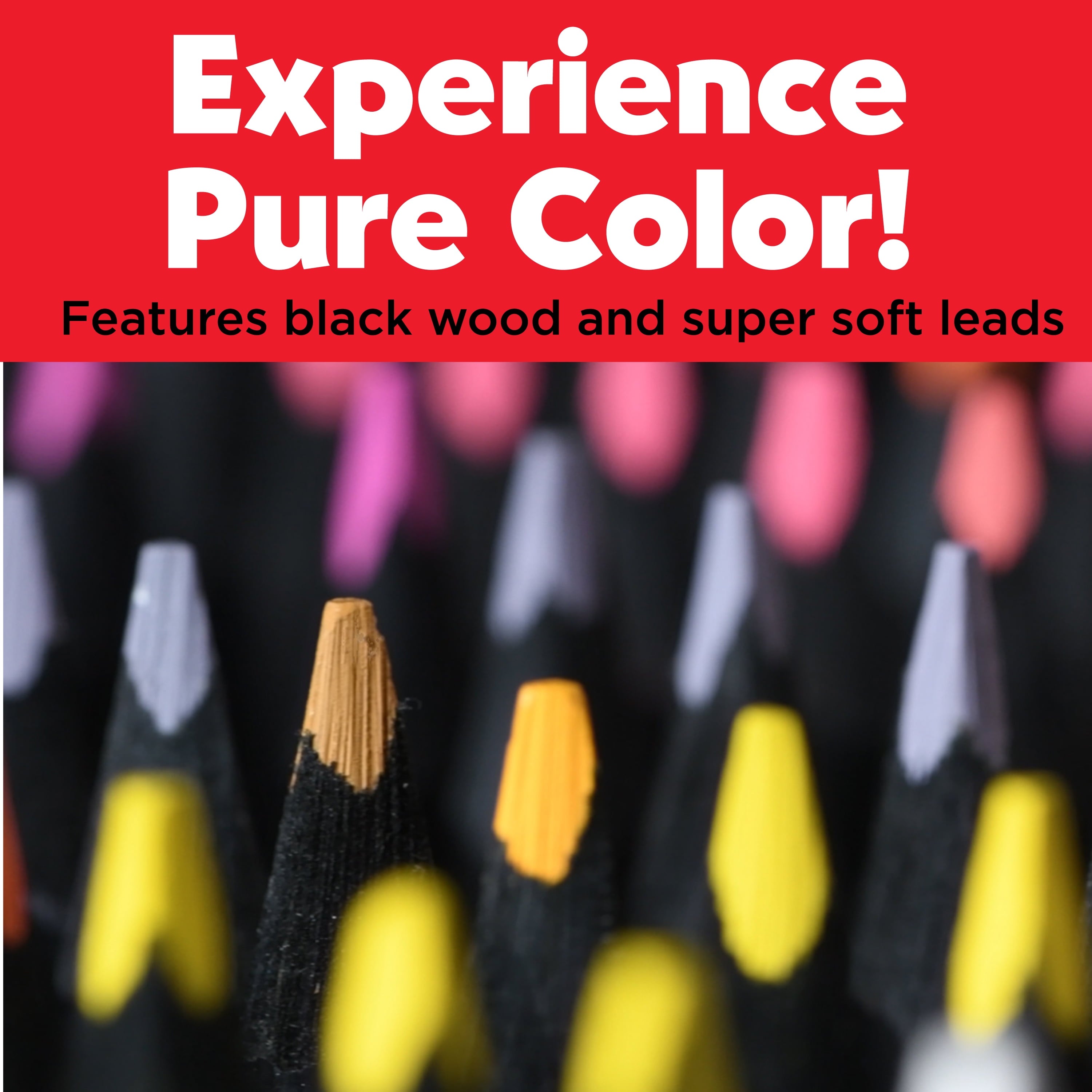 Black Edition Fine Art Colored Pencils: Neon & Pastel, Premium Pigment & Super Soft Core, by Faber-Castell (12 Count)