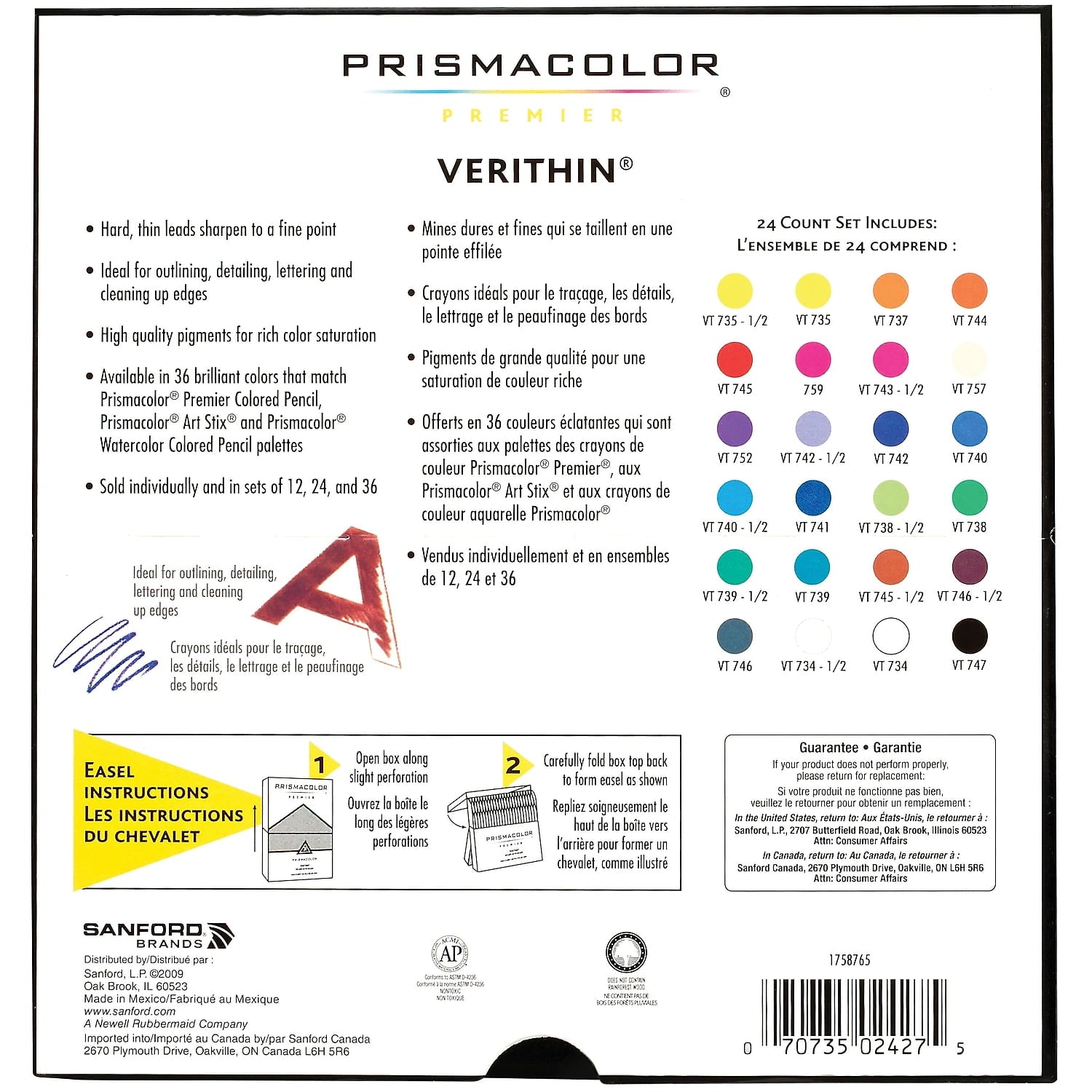 Prismacolor Verithin Pencil (24 Count)