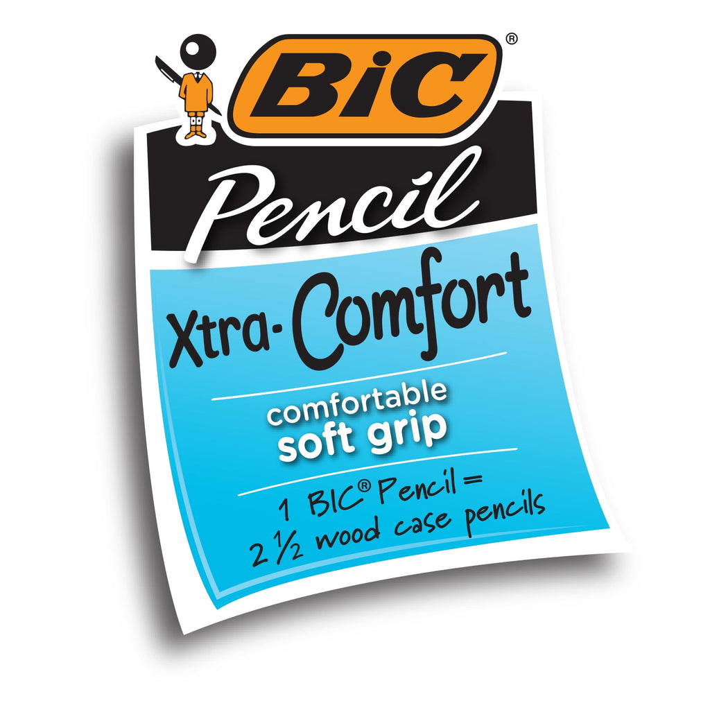 BIC Xtra Comfort Mechanical Pencils, Medium Point (0.7mm), 12-Count