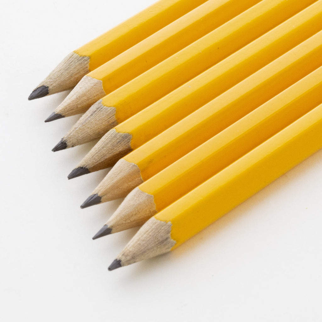 BAZIC #2 HB Yellow Pencils, Unsharpened, Wood Free Latex Free Eraser (20/Pack), 1-Pack