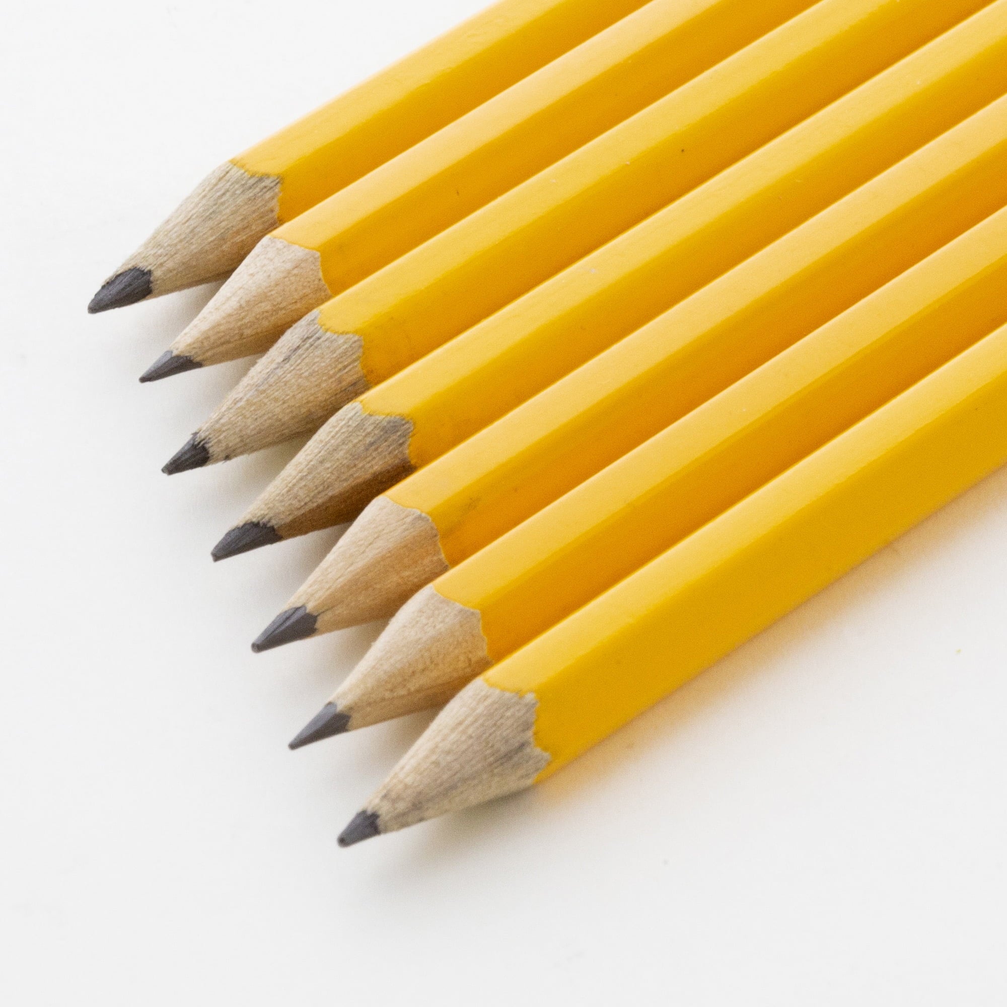 BAZIC #2 HB Yellow Pencils, Unsharpened, Wood Free Latex Free Eraser (20/Pack), 1-Pack