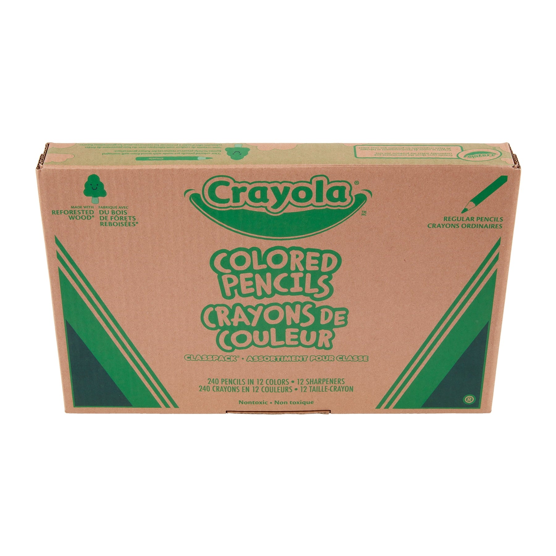 Crayola Colored Pencils Classpack, Assorted, 240 Count