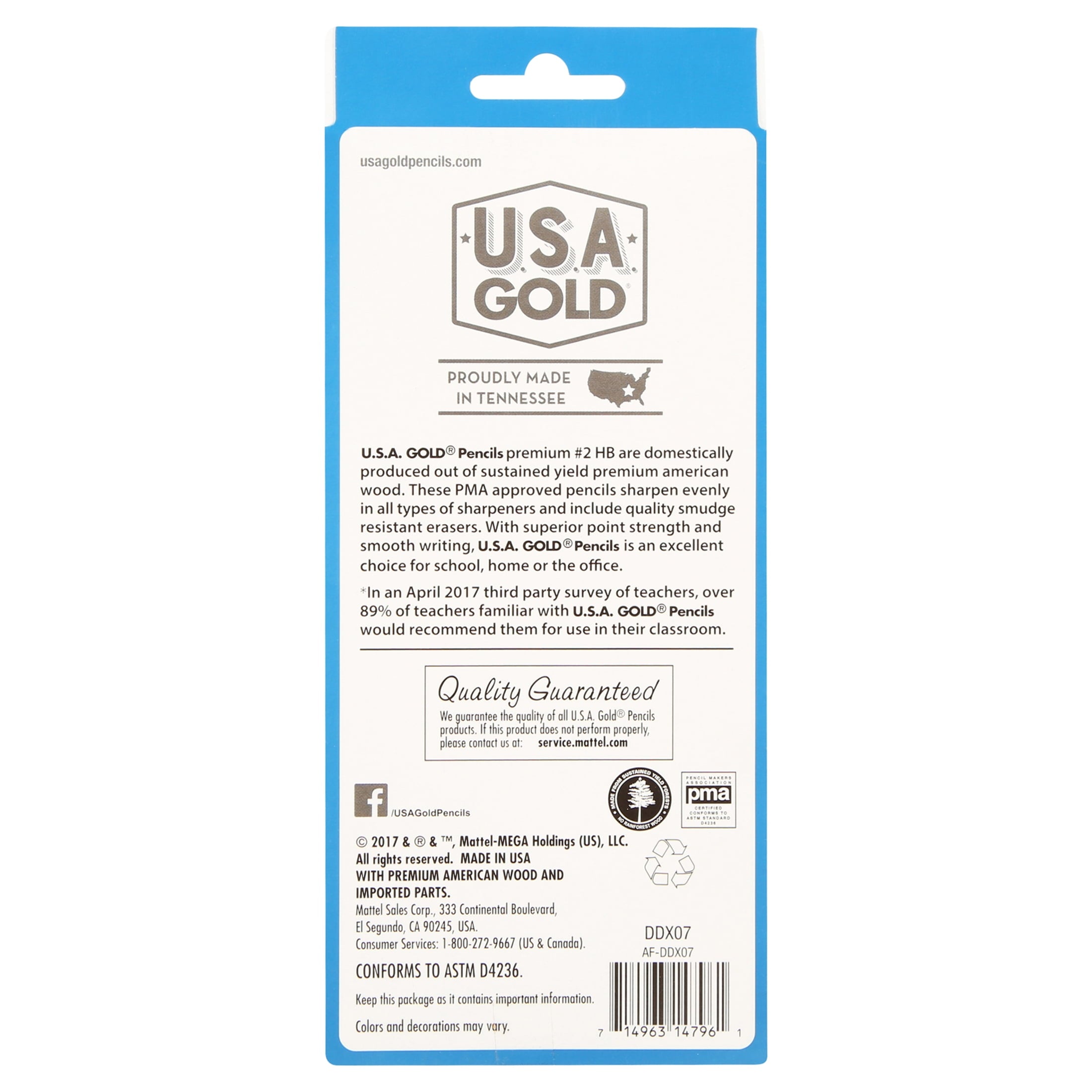 #2 Gold 48 Count Woodcase Pencils