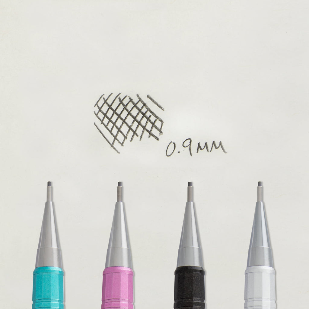 Pentel Sharp Mechanical Pencil, .9mm, Metallic Silver